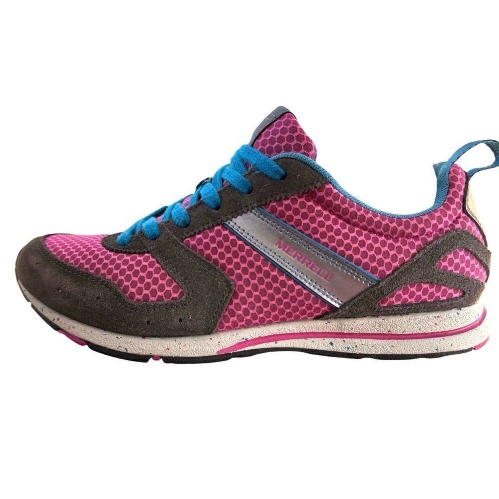 MERRELL Kalkora Barberry Pink Purplish Gray Blue Athletic Sneakers Women Sz 9.5